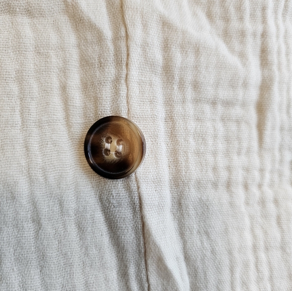 4/$20 NWT SHEIN Vacay beige tie top szS - Picture 3 of 10